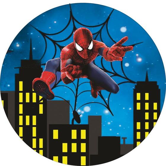 Imagem de Painel 3D Homem-Aranha Tecido Sublimado Malha com Elástico