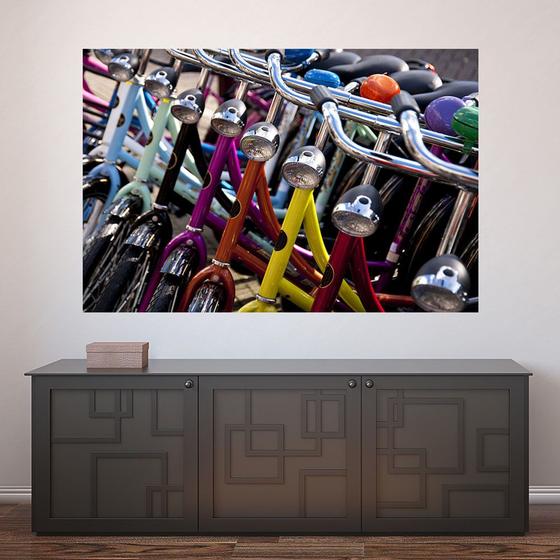 Painel Adesivo de Parede - Bicicletas - 416png Menor preço em Painel Adesivo de Parede - Bicicletas - 416png