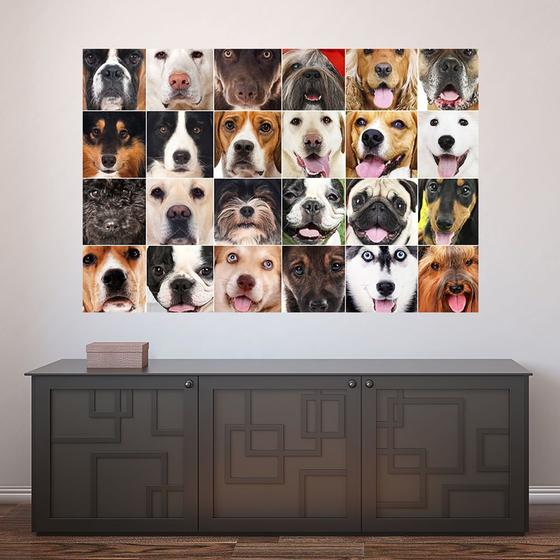 Imagem de Painel Adesivo de Parede - Cachorros - Pet Shop - 1295pnp