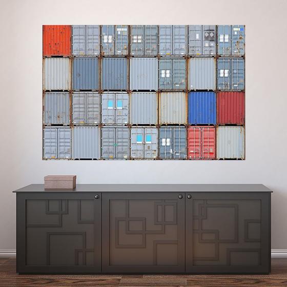 Imagem de Painel Adesivo de Parede - Containers - 465pnp