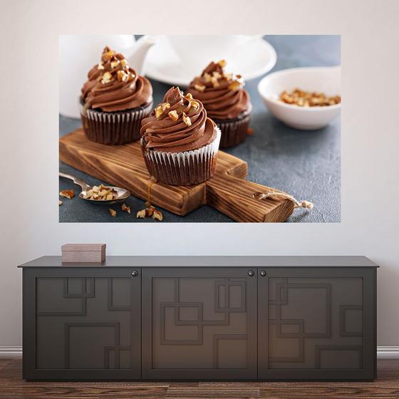 Imagem de Painel Adesivo de Parede - Cupcakes - Confeitaria - 1161pnm