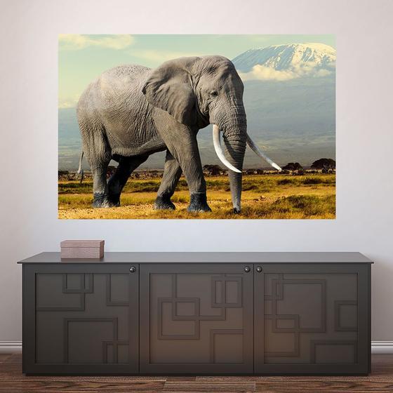 Imagem de Painel Adesivo de Parede - Elefante - Animais - 1701png