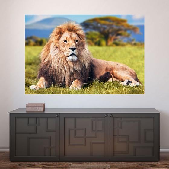 Imagem de Painel Adesivo de Parede - Leão - Animais - 1692pnm