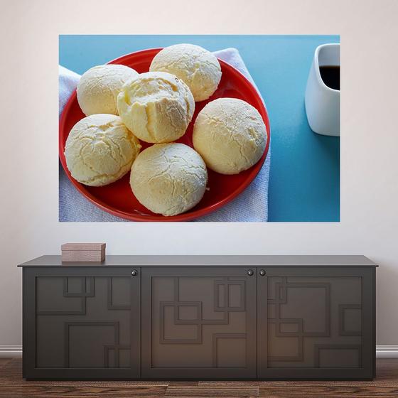 Imagem de Painel Adesivo de Parede - Pão de Queijo - Lanchonete - Restaurante - 1789png