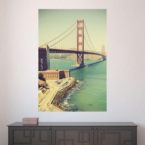 Imagem de Painel Adesivo de Parede - Ponte Golden Gate - 1450pnm