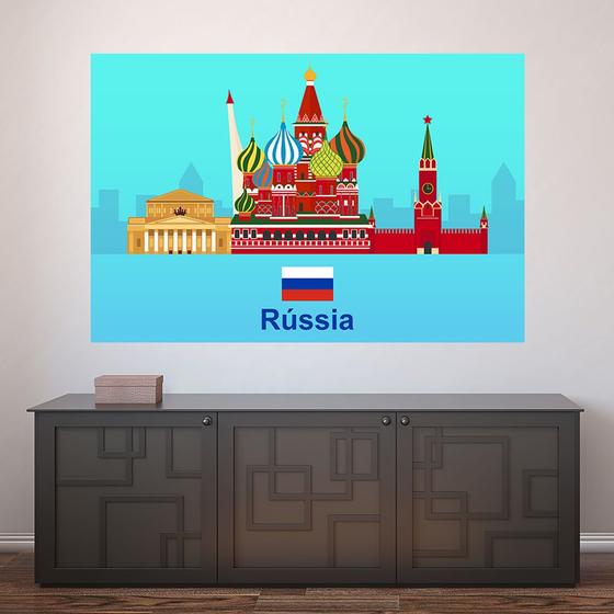 Imagem de Painel Adesivo de Parede - Rússia - Mundo - 1358pnm