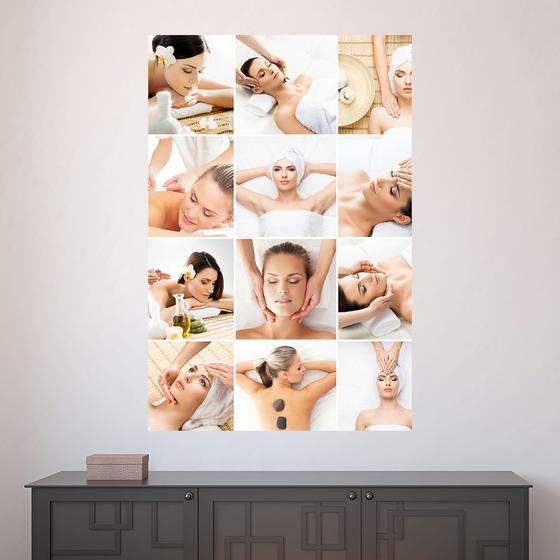 Imagem de Painel Adesivo de Parede - Spa - Massagem - 1608pnm