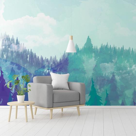 Imagem de Painel Adesivo Papel de Parede Floresta N015276 3,00X2,90M