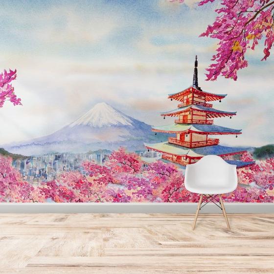 Imagem de Painel Adesivo Papel de Parede Fuji Japão N014283 3,00x2,90m