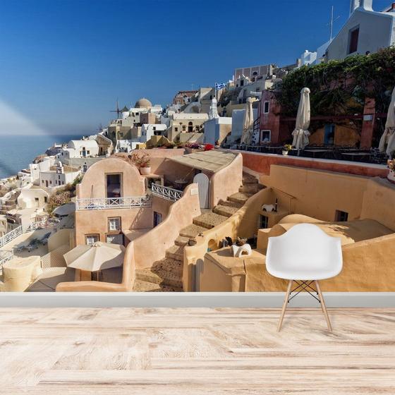 Imagem de Painel Adesivo Papel de Parede Santorini N014295 3,00x2,90m