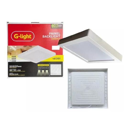 Imagem de Painel Backlight Sobrepor LED G-light 18W 6500K bivolt