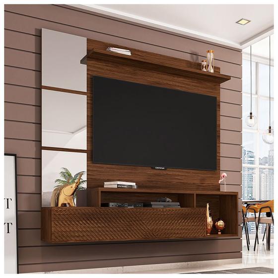 Painel Bancada Para TV até 50 Polegadas Marrom Inbox Caemmun Menor preço em Painel Bancada Para TV até 50 Polegadas Marrom Inbox Caemmun