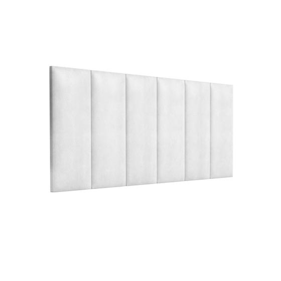 Painel Cabeceira De Cama Casal Quarto 1,40 Maldivas Suede - Branco - Lojas GD Menor preço em Painel Cabeceira De Cama Casal Quarto 1,40 Maldivas Suede - Branco - Lojas GD