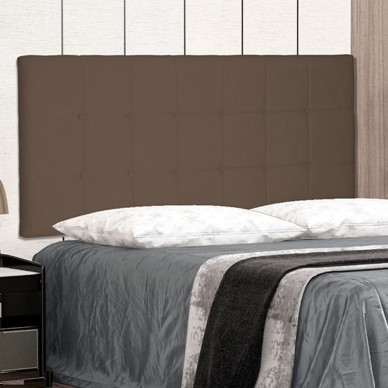 Imagem de Painel Cabeceira Verona King 1,95m Suede Veludo  Spezzia Decor