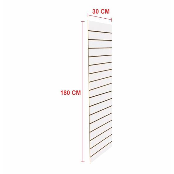 Painel canaletado 18mm branco altura 180 cm comp 30 cm é ruim? Painel canaletado 18mm branco altura 180 cm comp 30 cm é boa?
