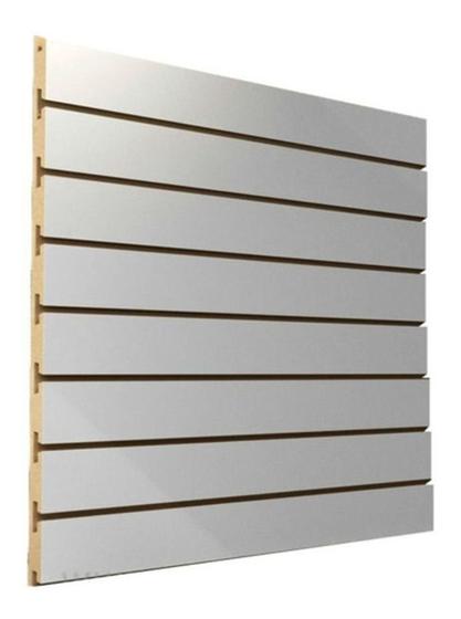Painel canaletado 60x60 branco kit 2 unidade Menor preço em Painel canaletado 60x60 branco kit 2 unidade