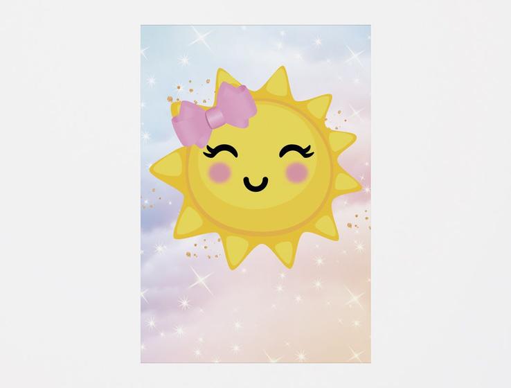 Imagem de Painel De Festa 3d Vertical 1,50 x 2,20 - Solzinho Cute Sunshine 07