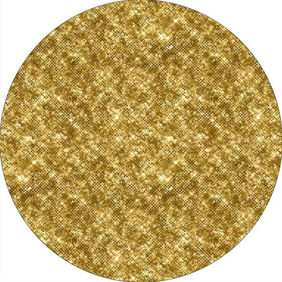 Imagem de Painel De Festa Redondo 1,50x1,50 - Efeito Lantejoulas Disco Mirror Dourado 162