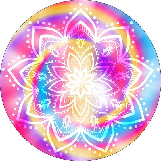 Imagem de Painel De Festa Redondo 1,50x1,50 - Tie Dye Mandala Hippie 011