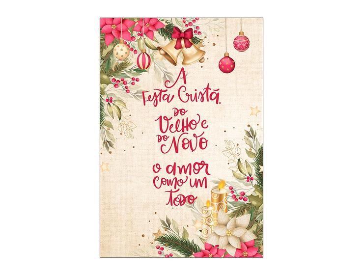 Imagem de Painel De Festa Vertical 1,50 x 2,20 - Então é Natal Amor Como Um Todo 020