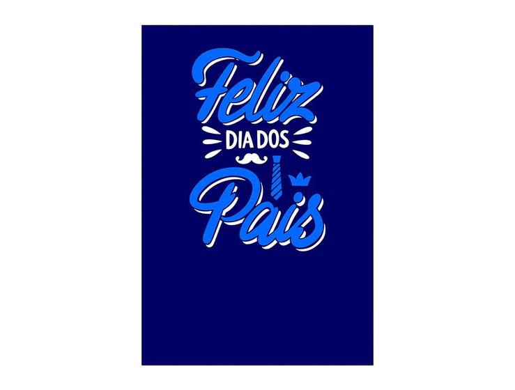 Imagem de Painel De Festa Vertical 1,50 x 2,20 -  Feliz Dia Dos Pais Azul 101