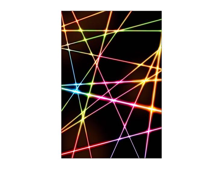 Imagem de Painel De Festa Vertical 1,50 x 2,20 - Fios Efeito Neon Colorido 001