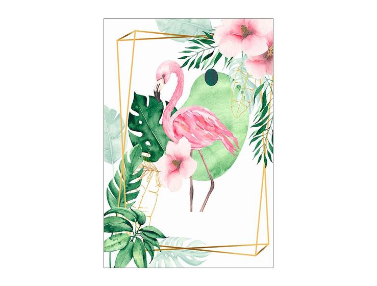 Imagem de Painel De Festa Vertical 1,50 x 2,20 - Flamingo Rosa Aquarela 006