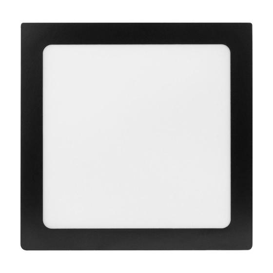 Imagem de Painel De Led 18 W 6500K Quadrado Embutir Preto Foxlux