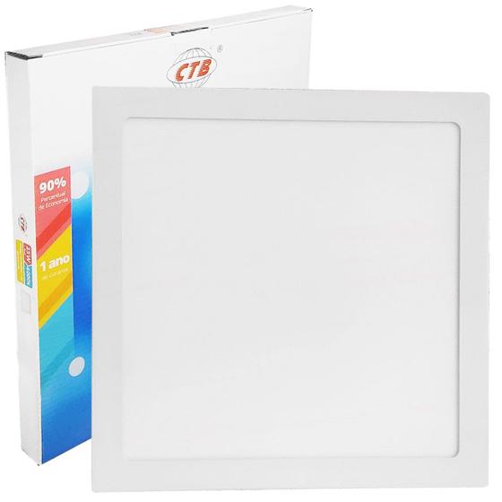 Imagem de Painel De Led 48w Branco Frio Embutir Quadrado 62x62