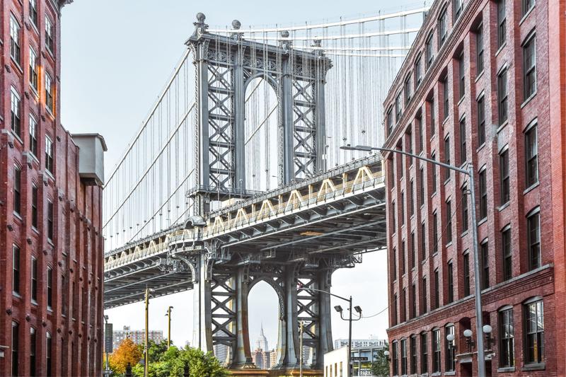 Imagem de Painel de Lona Cidade Nova York Ponte