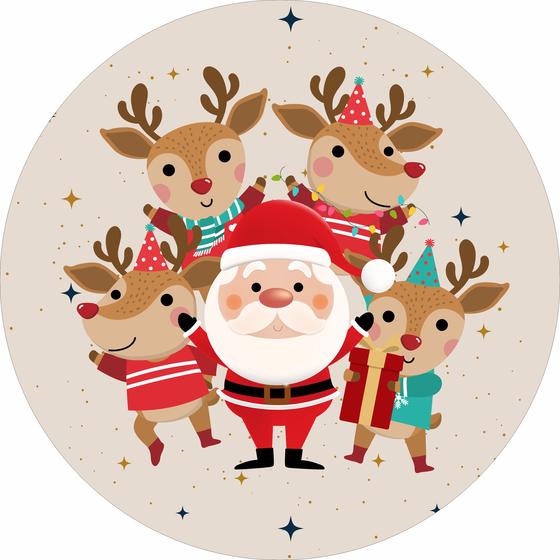 Painel de Lona Redondo Papai Noel e Renas Presente de Natal - Fabrika de Festa - Painel de Festas - Magazine Luiza Painel de Lona Redondo Papai Noel e Renas Presente de Natal - Fabrika de Festa - Painel de Festas - Magazine Luiza