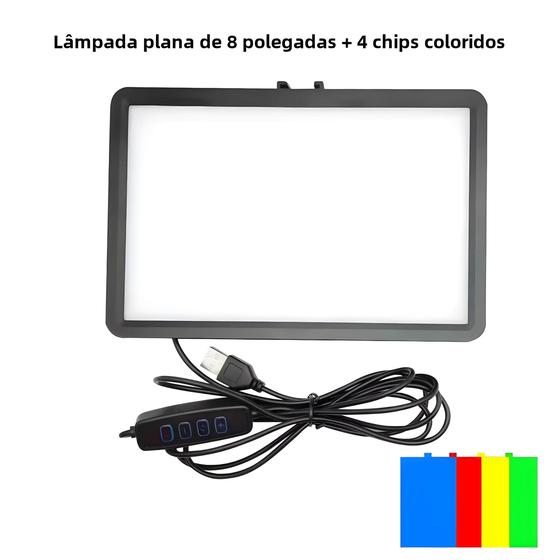 Imagem de Painel de Luz LED Mcoplus para Estúdio Fotográfico - 3000K-6000K - Lâmpada de Preenchimento de Vídeo