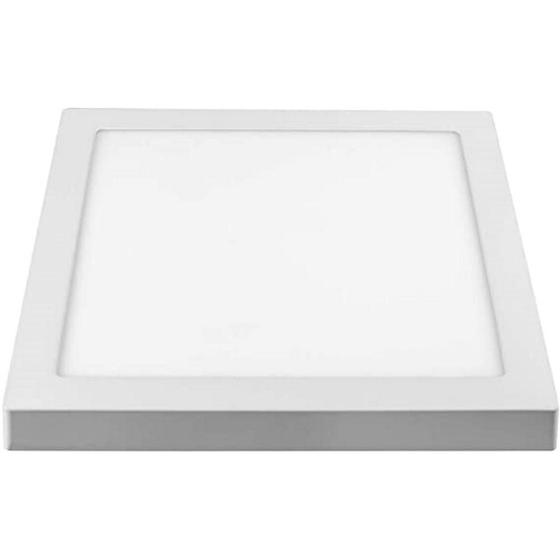 Imagem de Painel de Sobrepor Quadrado Luz Amarela Bivolt 24W Branco