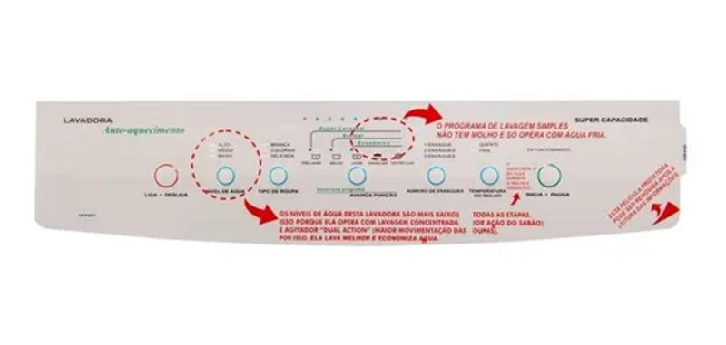 Imagem de Painel Decorativo Adesivo Lavadora Brastemp 4260481