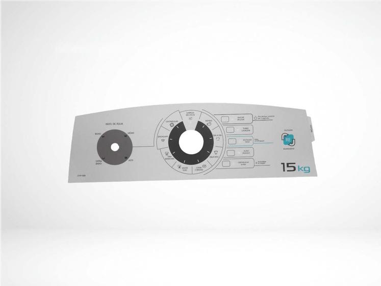 Painel decorativo cinza lavadora colormaq lca 15kg cp - p1309 - Cp ...