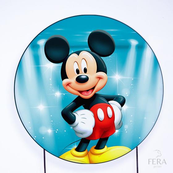 Imagem de Painel Decorativo para Festa 1,30x1,30 metros Vesti Fácil com Elástico Mickey Mouse - Fera Print