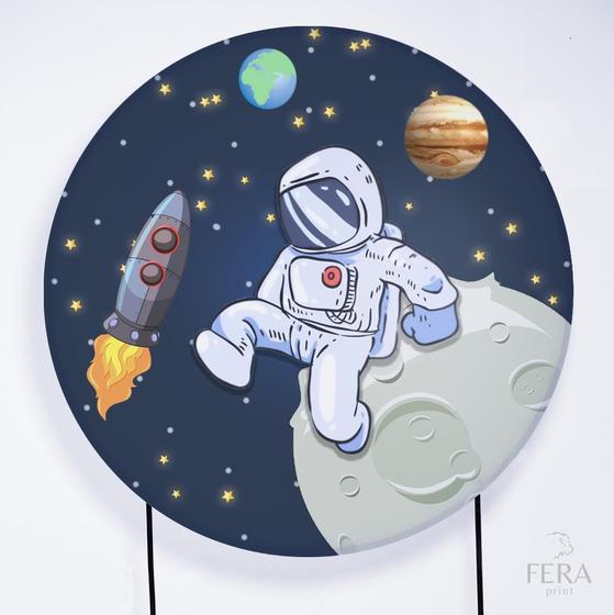 Imagem de Painel Decorativo para Festa 1,50x1,50 metros Vesti Fácil com Elástico Astronauta - Fera Print