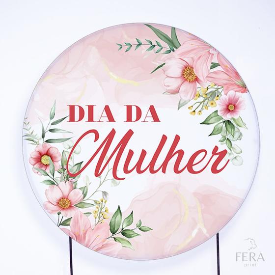 Imagem de Painel Decorativo para Festa 1,50x1,50 metros Vesti Fácil com Elástico Dia das Mulheres - Fera Print