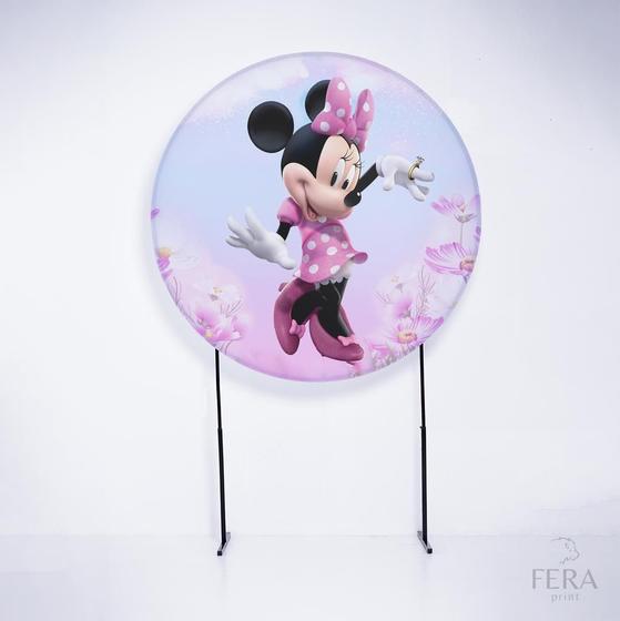 Imagem de Painel Decorativo para Festa 1,50x1,50 metros Vesti Fácil com Elástico Minnie - Fera Print