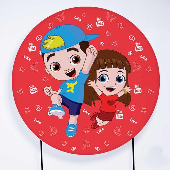 Imagem de Painel Decorativo para Festa 1,80x1,80 metros Vesti Fácil com Elástico Lucas Neto - Fera Print