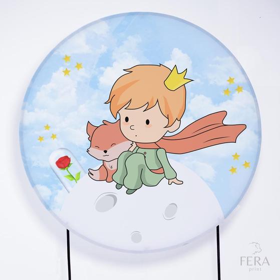 Imagem de Painel Decorativo para Festa 1,80x1,80 metros Vesti Fácil com Elástico Pequeno Principe - Fera Print