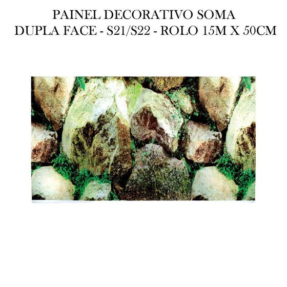 Imagem de Painel Decorativo Soma Dupla Face-s21s22-rolo 15mX50cm