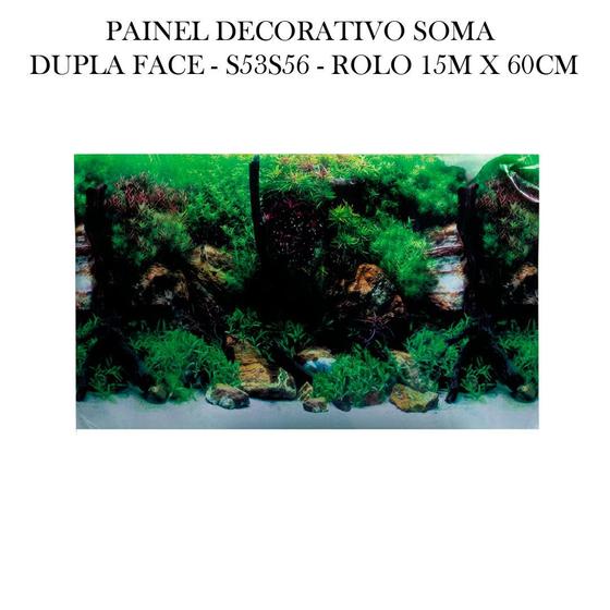 Imagem de Painel Decorativo Soma Dupla Face-s53s56-rolo 15mX60cm