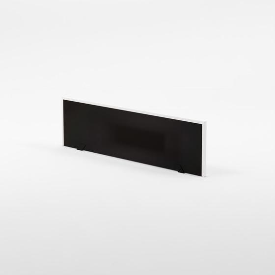 Imagem de Painel Divisor para Estacao de Trabalho 118cm  Aretto Pandin Preto e Branco