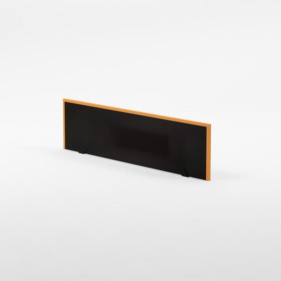 Imagem de Painel Divisor para Estacao de Trabalho 118cm  Aretto Pandin Preto e Laranja