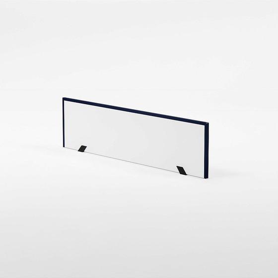 Imagem de Painel Divisor Para Mesas Aretto Pandin 88 Cm Branco e Azul Del Rey