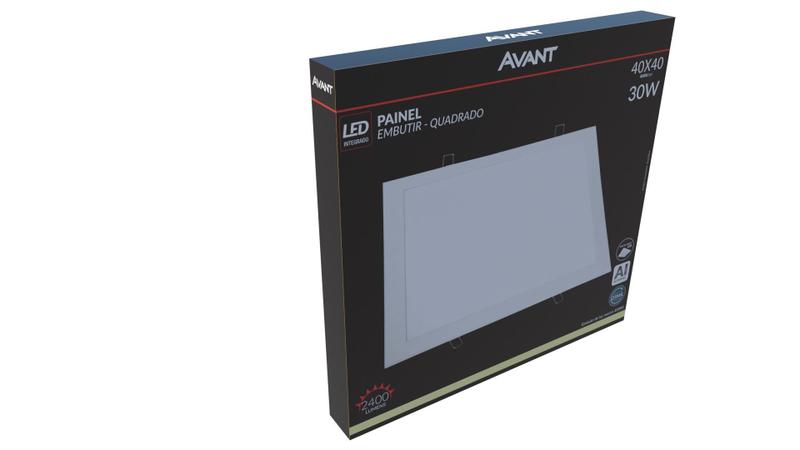 Imagem de Painel embutir led quadrado 30w 4000k bivolt - avant