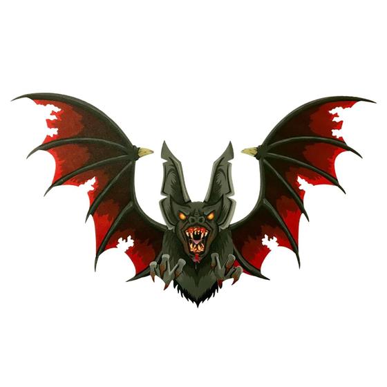 Horripilant Rune Painel Eva Morcego Horripilante Piffer - Painel de Festas - Magazine Luiza