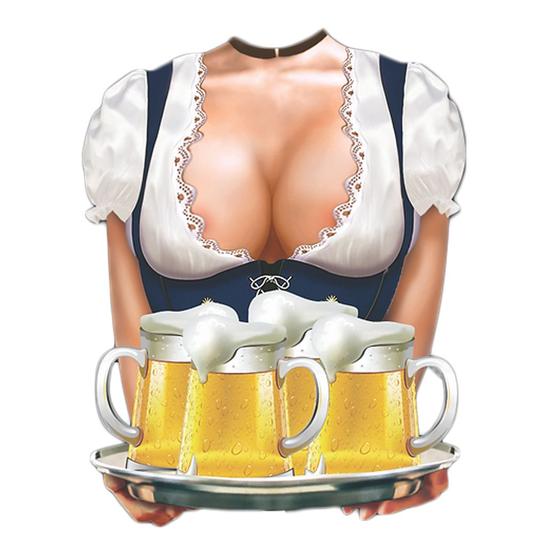 Imagem de Painel Festa de Boteco Garçonete - 67cm x 50cm
