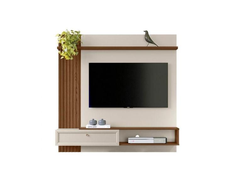 Imagem de Painel Home Alvorada Freijo Off White para Tv 55 Linea